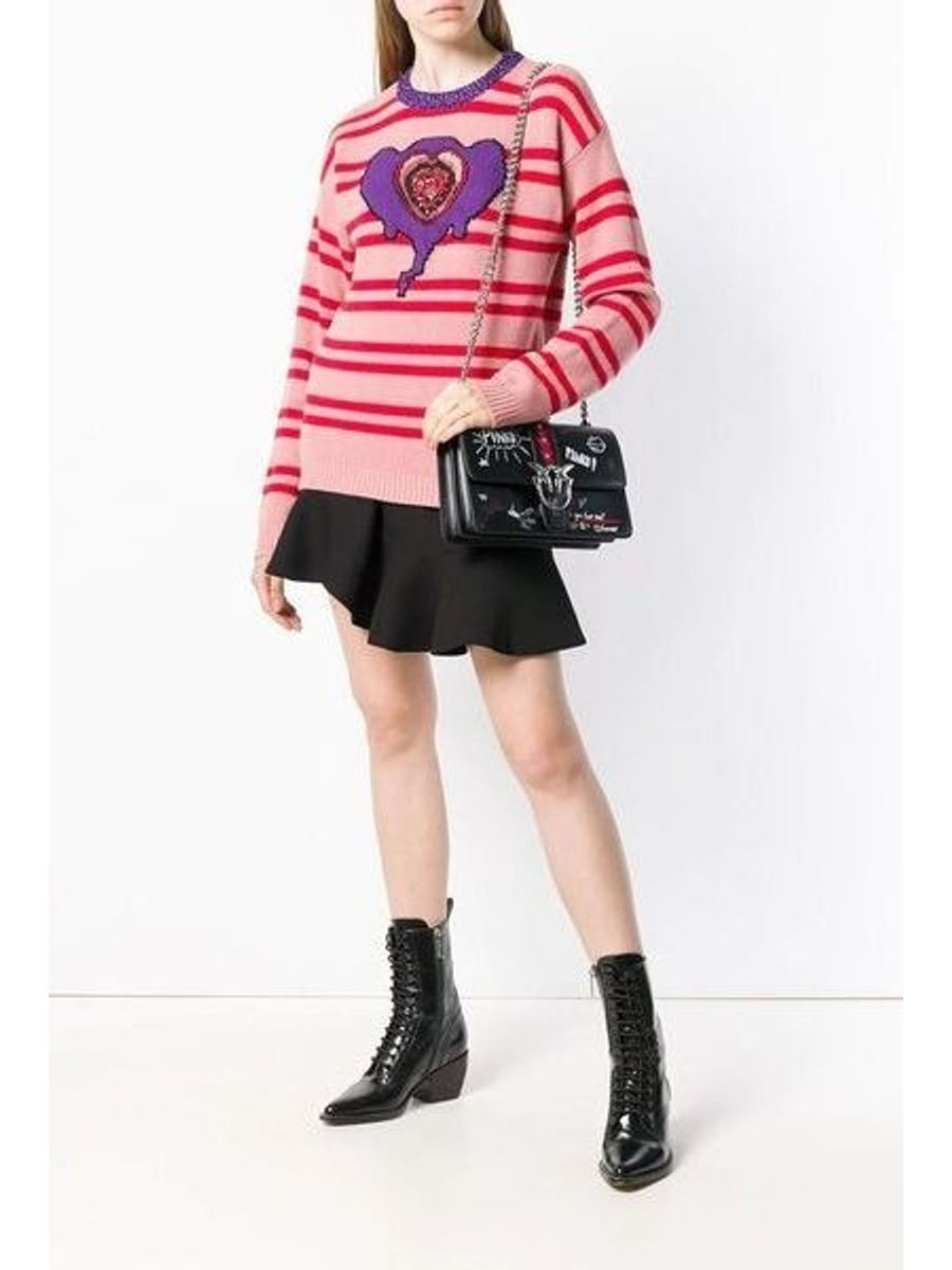 Сумка CLASSIC LOVE GRAFFITI SHOULDER — black