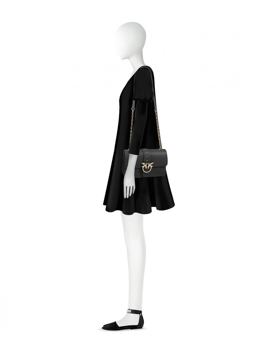 Сумка CLASSIC SIMPLY LOVE BAG GRAINY LEATHER — black