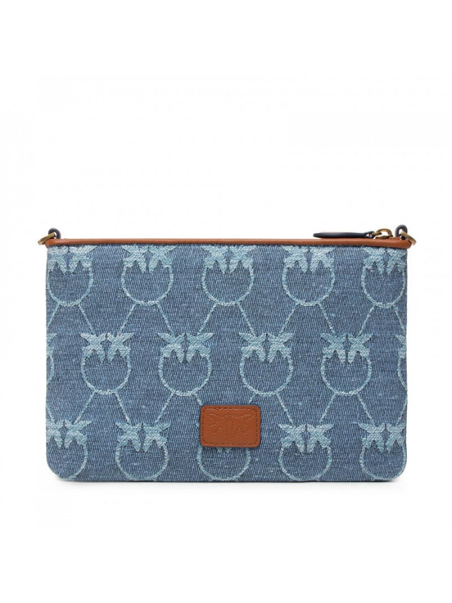 Сумка FLAT LOVE BAG DENIM LOGO – blue