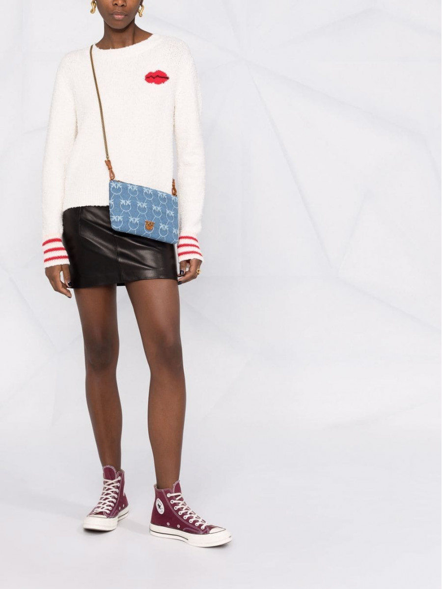Сумка FLAT LOVE BAG DENIM LOGO – blue