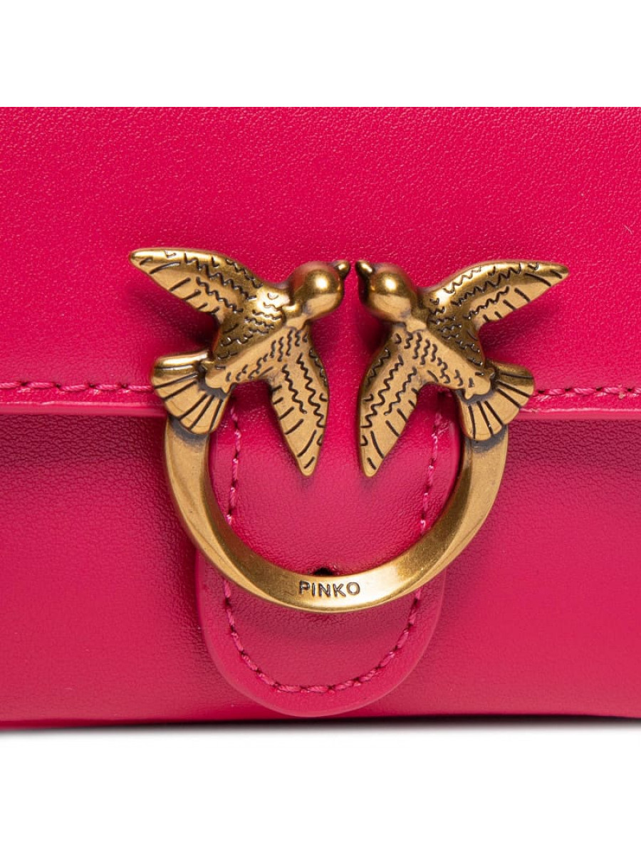 Сумка LOGO-PLAQUE MINI BAG — pink