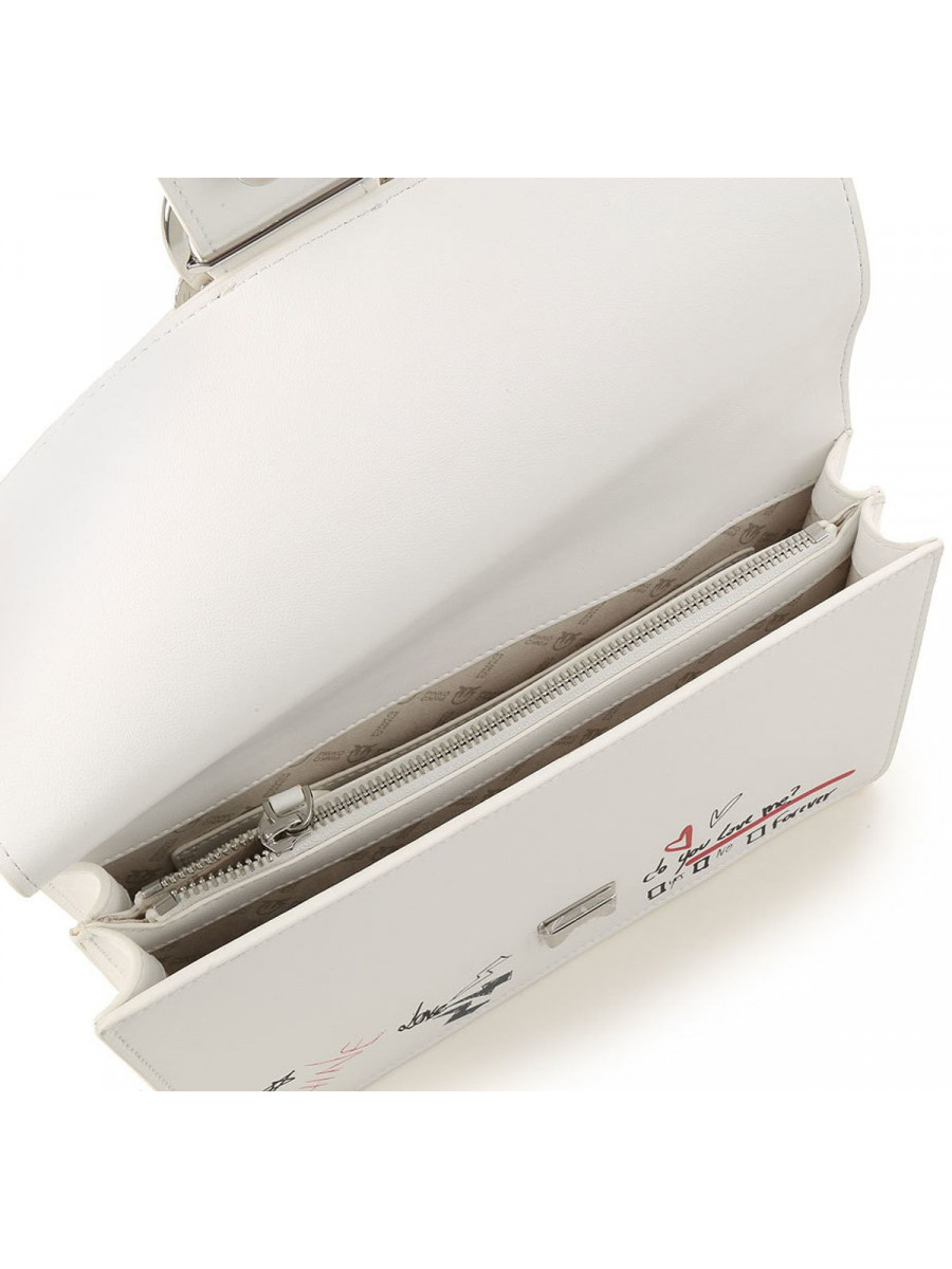 Сумка LOVE BAG GRAFFITI SHOULDER — white