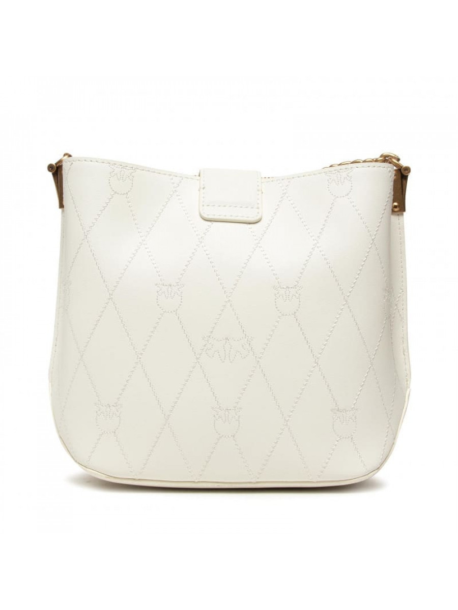 Сумка LOVE BUCKET WAVE LOGO – white