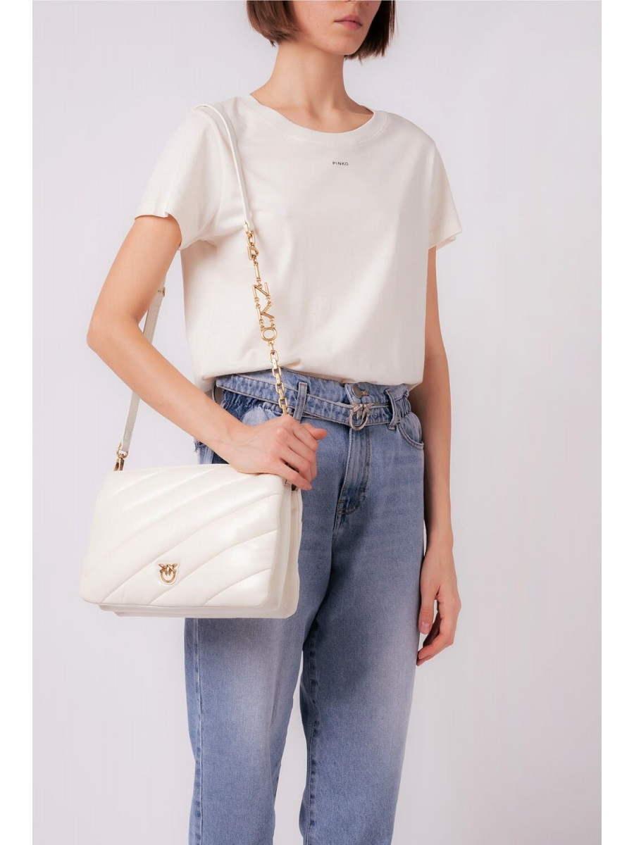 Сумка MEDIUM TWINS BAG MAXI QUILT – white