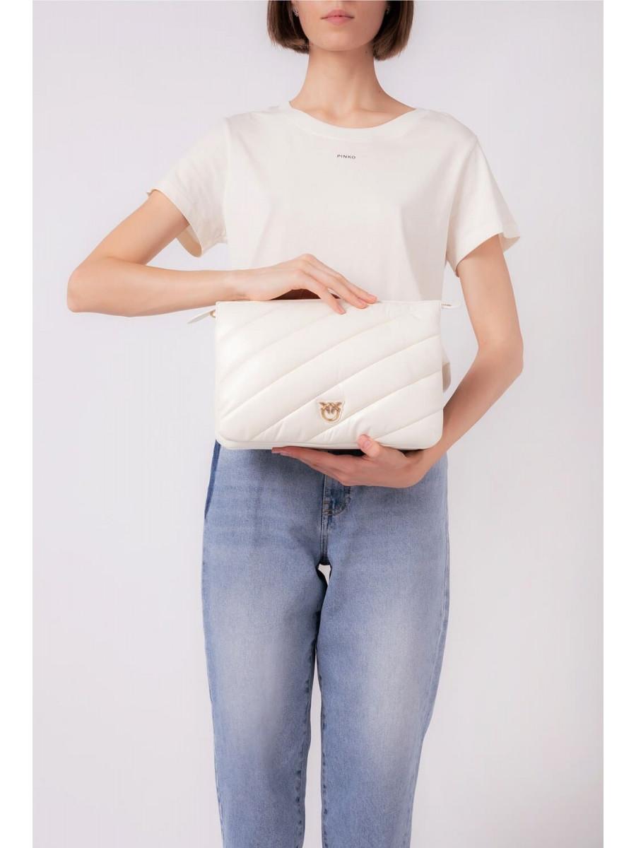 Сумка MEDIUM TWINS BAG MAXI QUILT – white