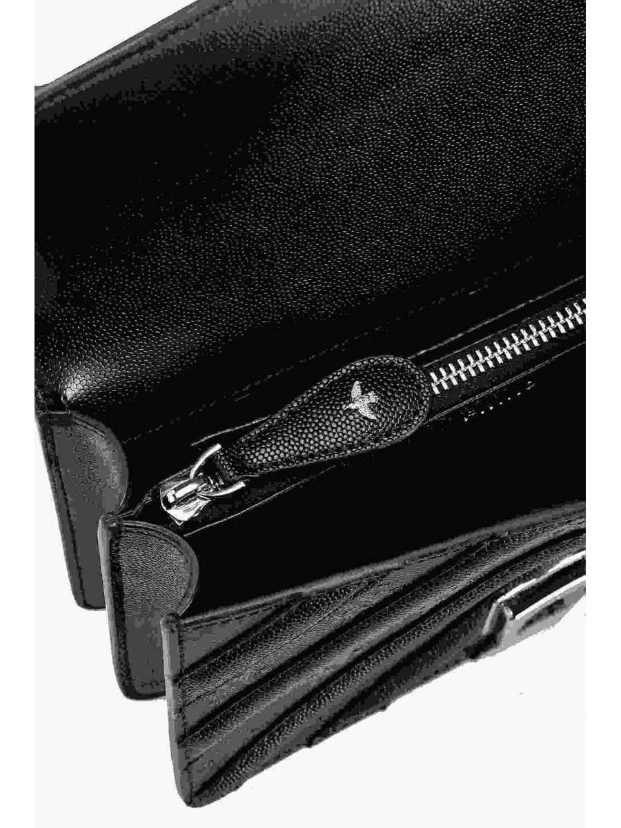 Сумка MIN LOVE BAG STRIPES LOVE BIRDS — black