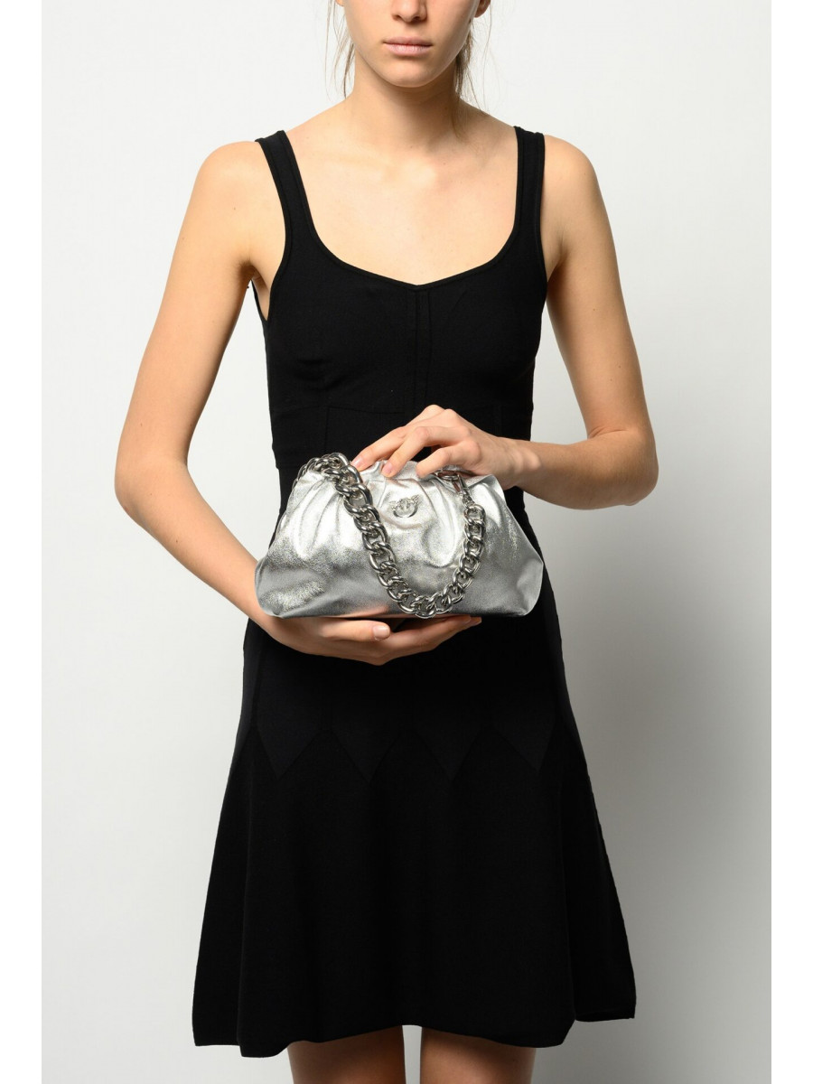 Сумка MINI CHAIN CLUTCH BAG FRAIMED — laminated
