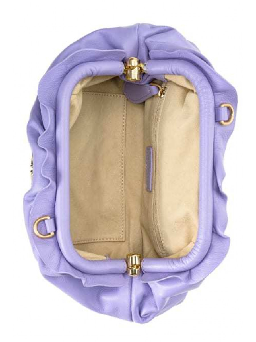 Сумка MINI CHAIN CLUTCH BAG FRAIMED — lilla