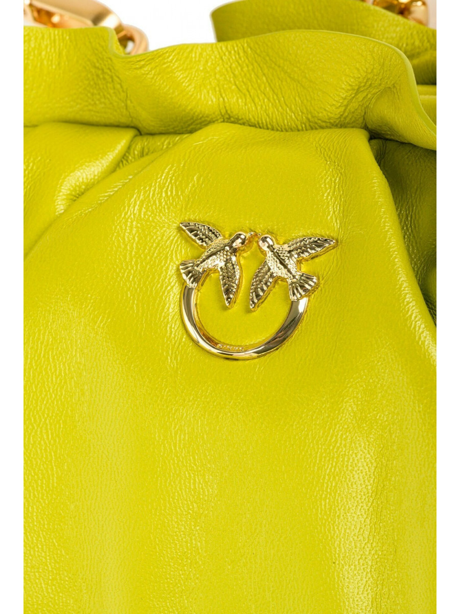 Сумка MINI CHAIN CLUTCH BAG FRAIMED — lime
