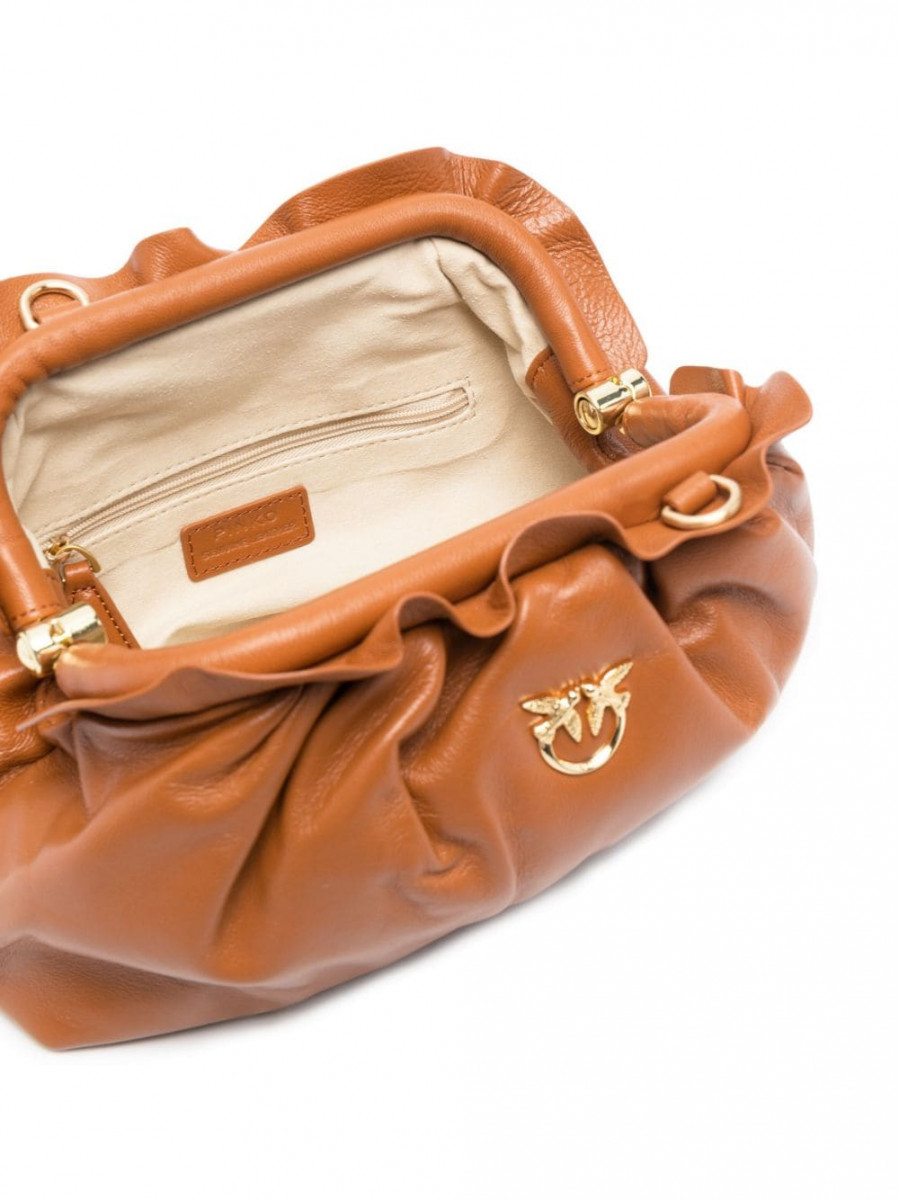 Сумка MINI CHAIN CLUTCH BAG FRAIMED – candied ginger