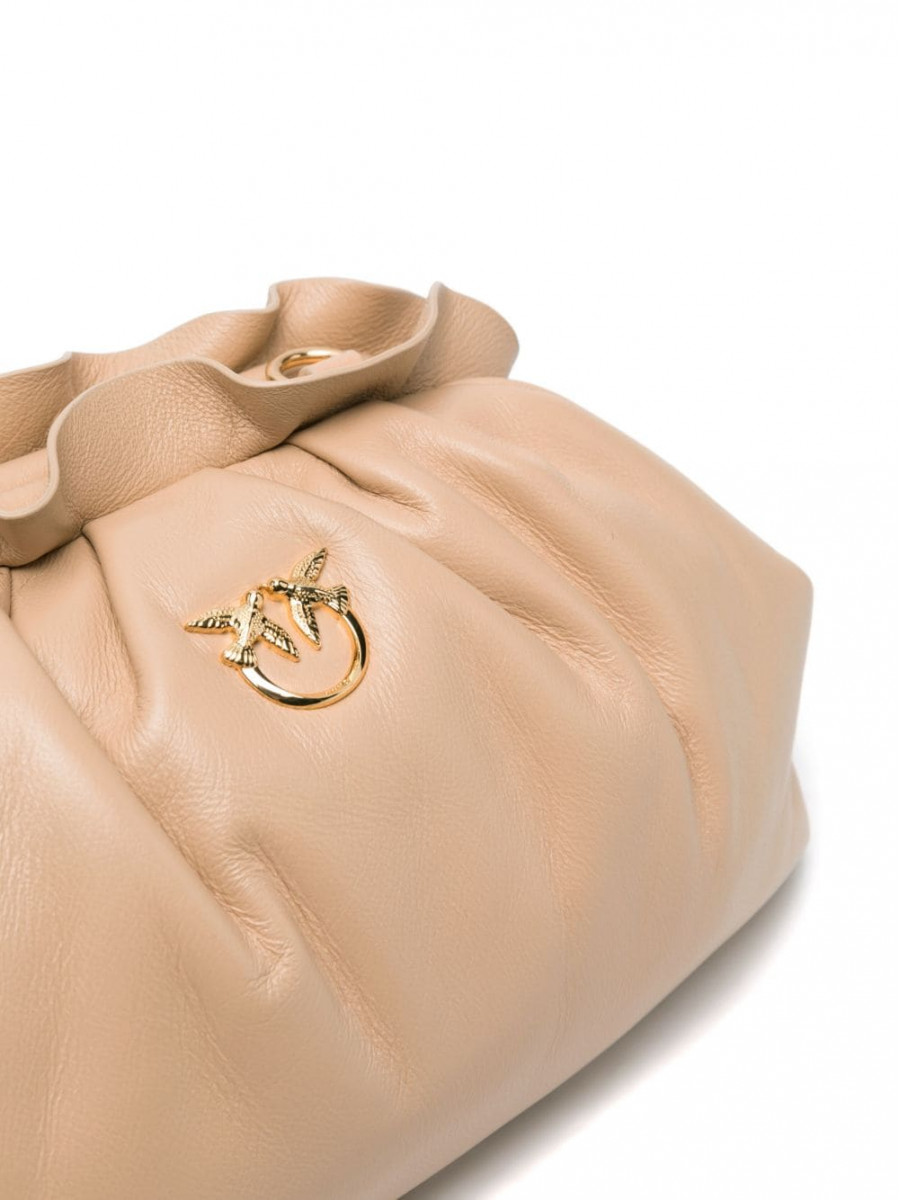 Сумка MINI CHAIN CLUTCH BAG FRAIMED BEIGE — cuban sand