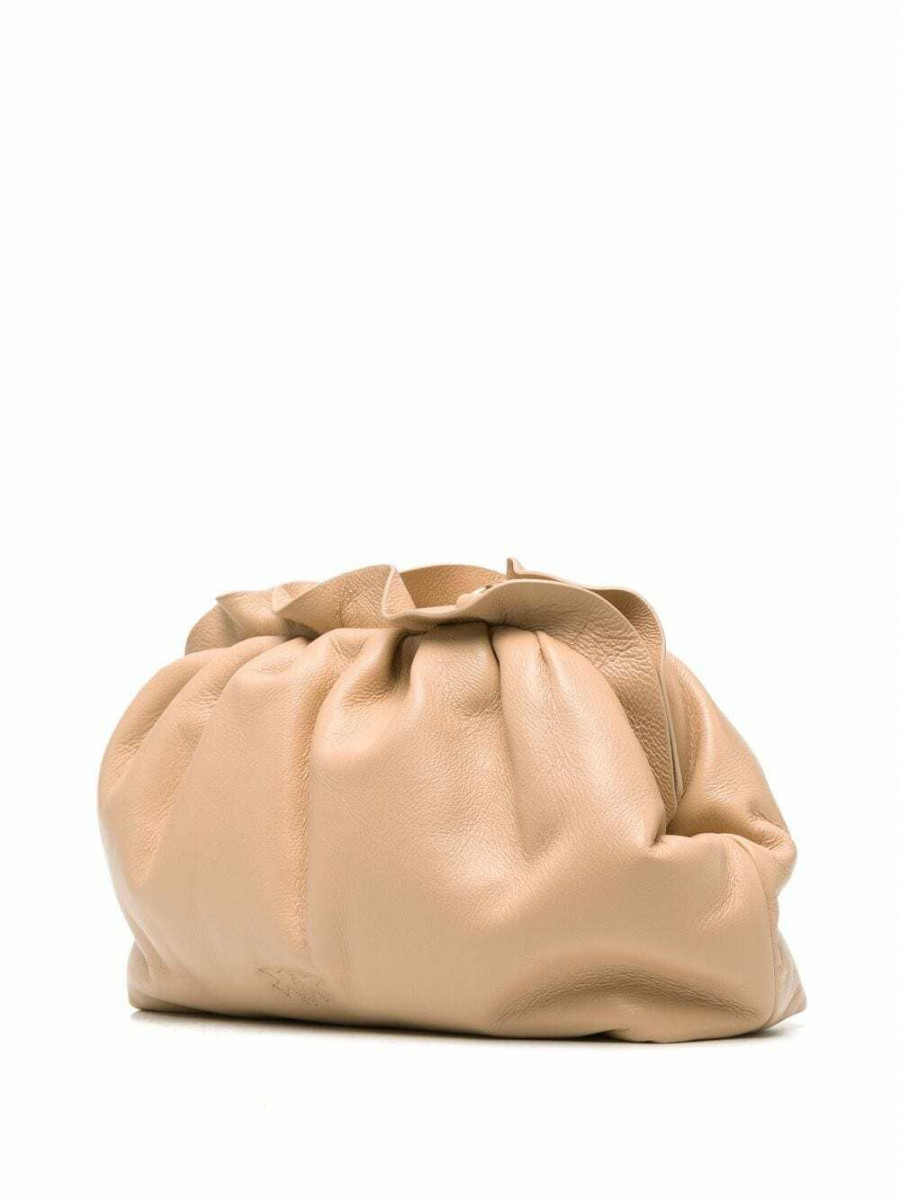 Сумка MINI CHAIN CLUTCH BAG FRAIMED BEIGE — cuban sand