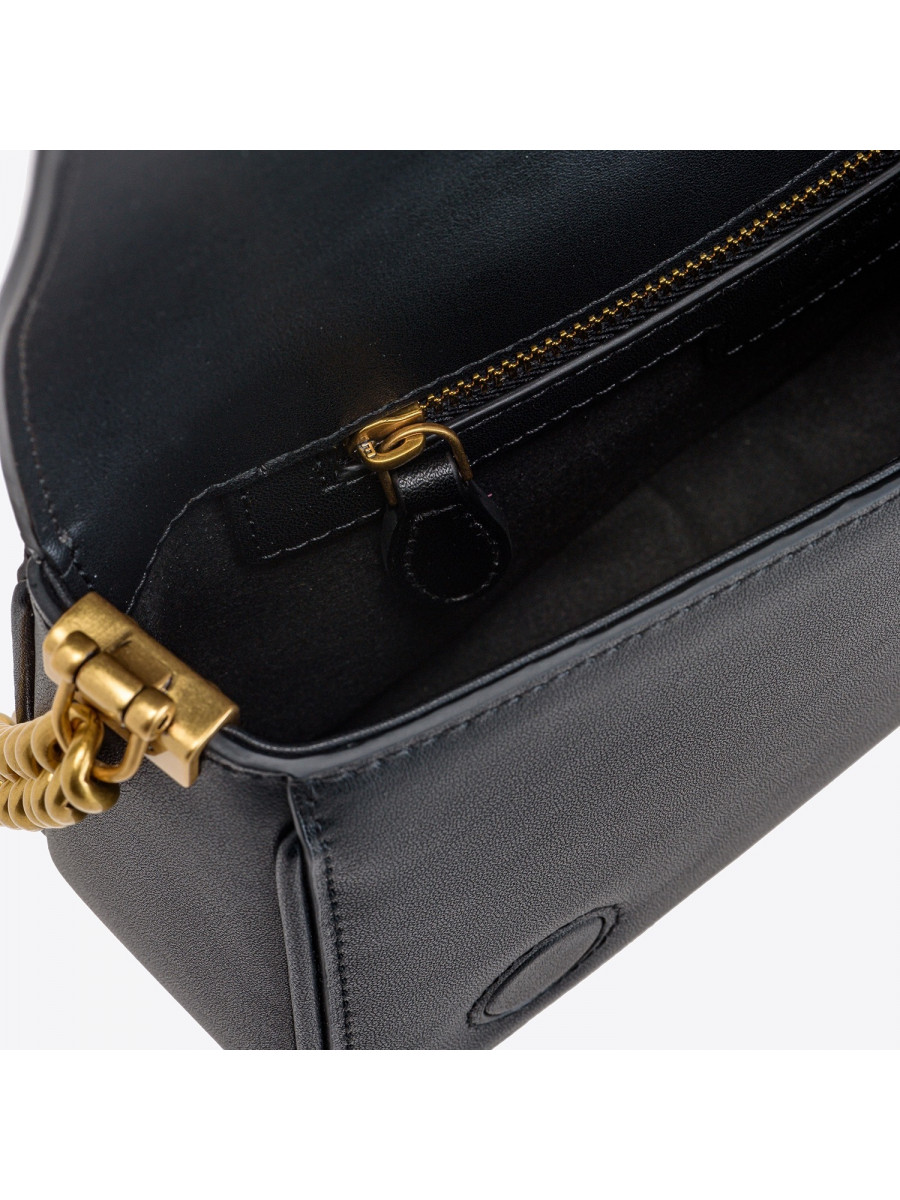 Сумка MINI LOVE BAG CLICK BAGUETTE — black