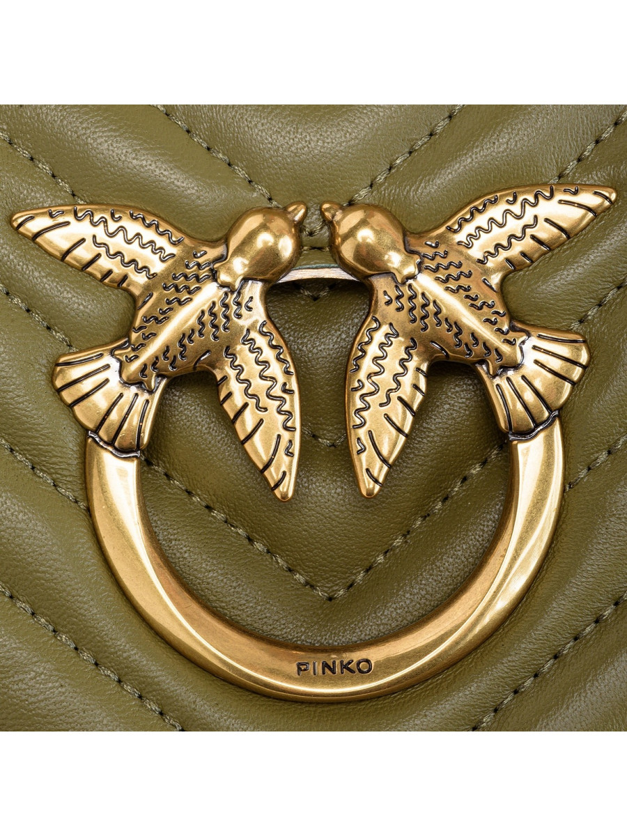 Сумка MINI LOVE BAG CLICK BAGUETTE — green