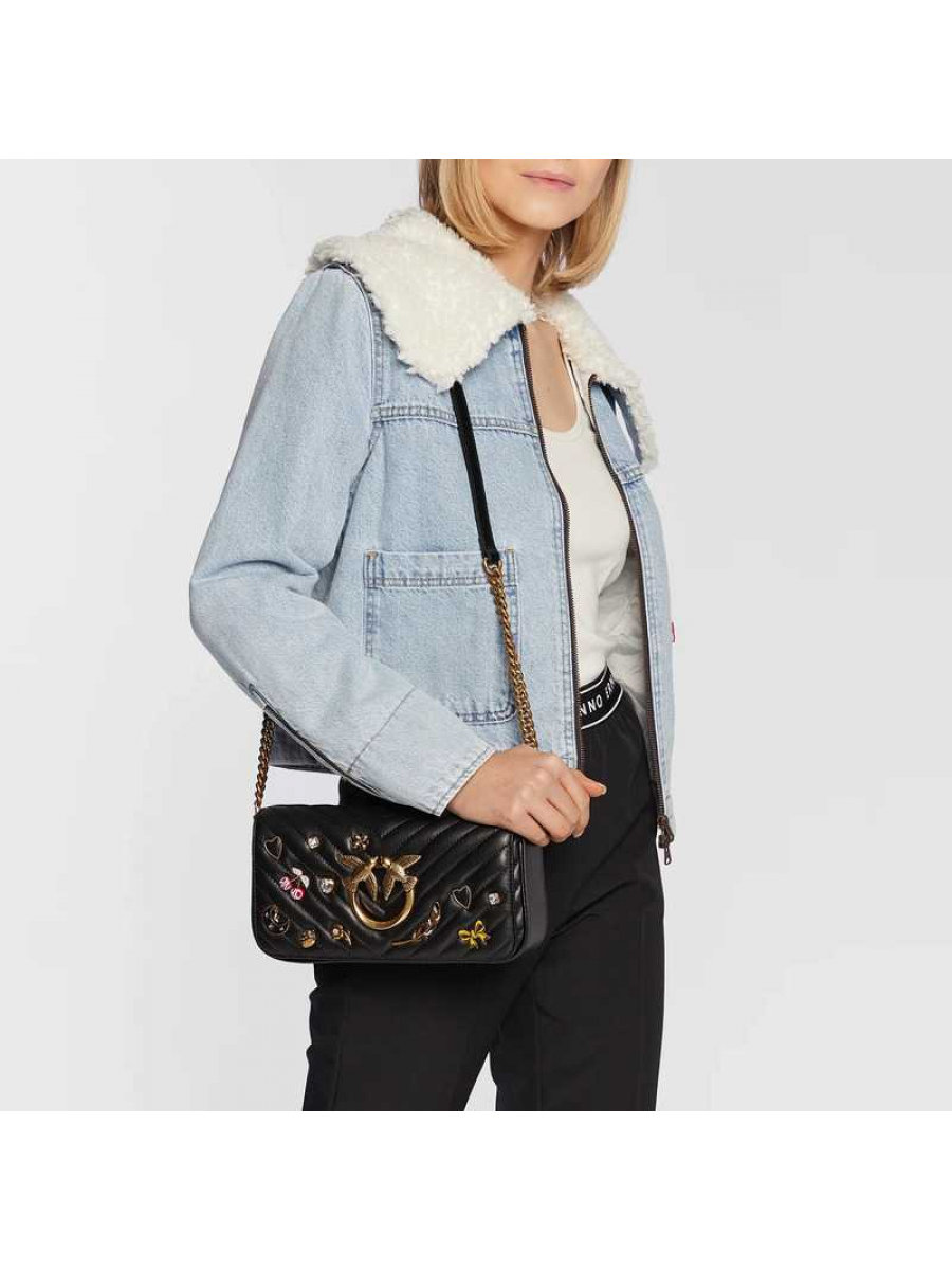 Сумка MINI LOVE BAG CLICK BAGUETTE MAGIC – BLACK