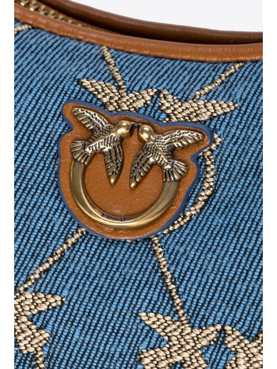 Сумка MINI LOVE BAG HALF MOON DENIM
