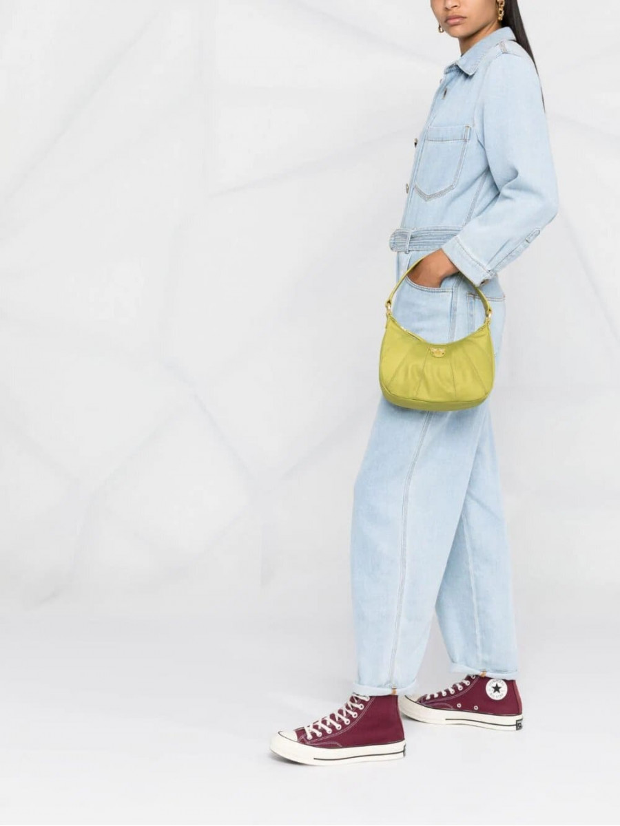 Сумка MINI LOVE BAG HALF MOON FULL COLOR — beige