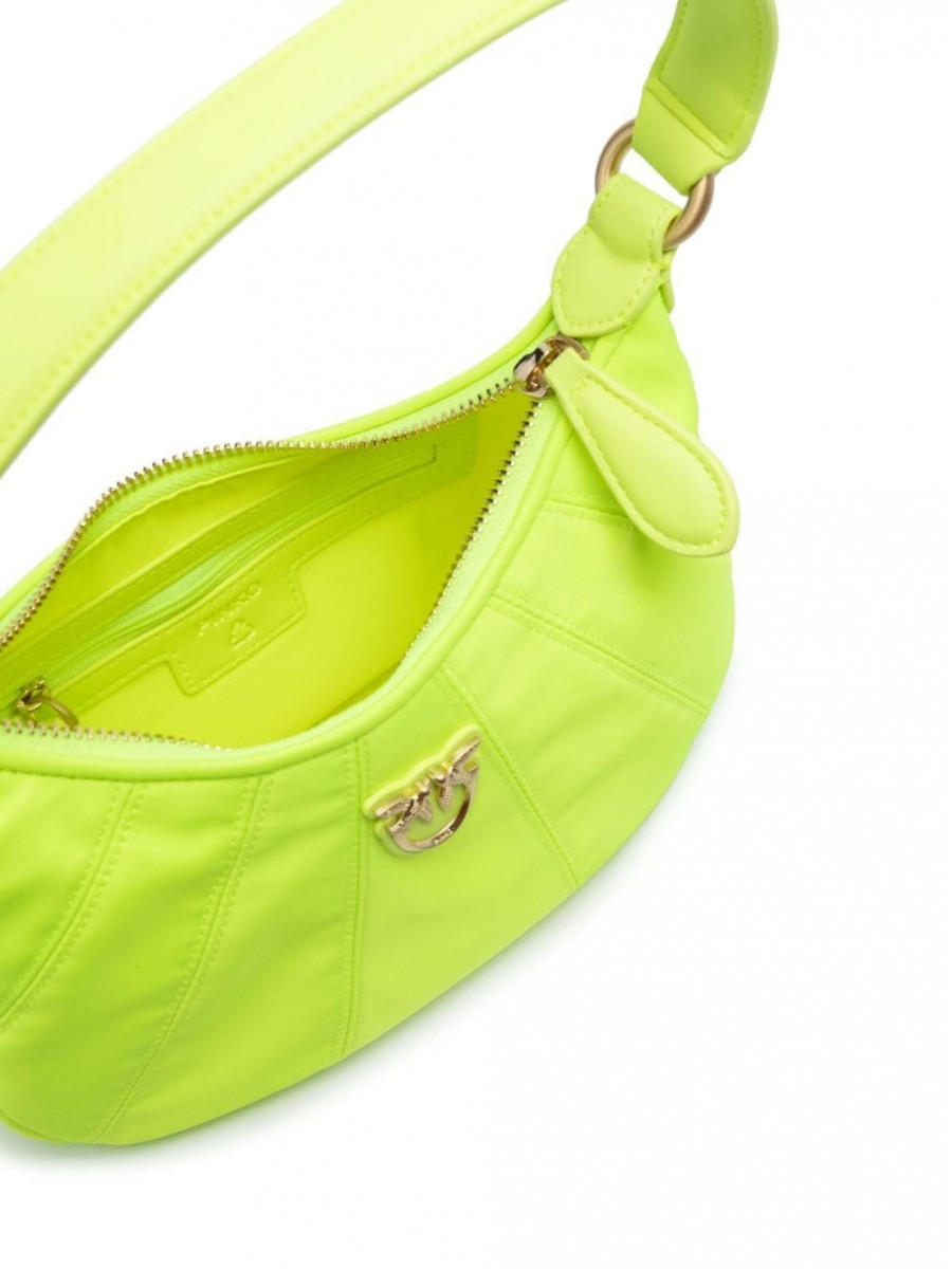 Сумка MINI LOVE BAG HALF MOON FULL COLOR — fluorescent yellow