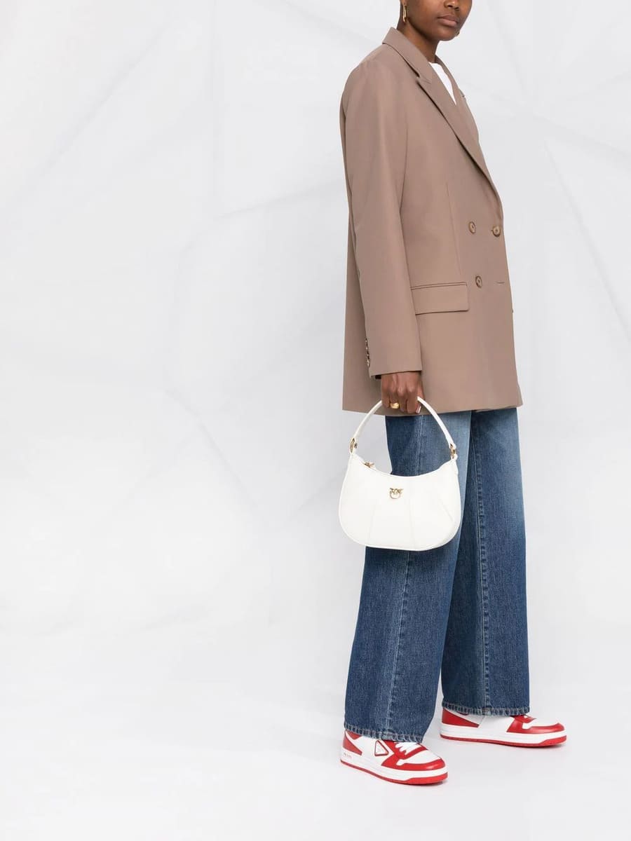Сумка MINI LOVE BAG HALF MOON SIMPLY – white