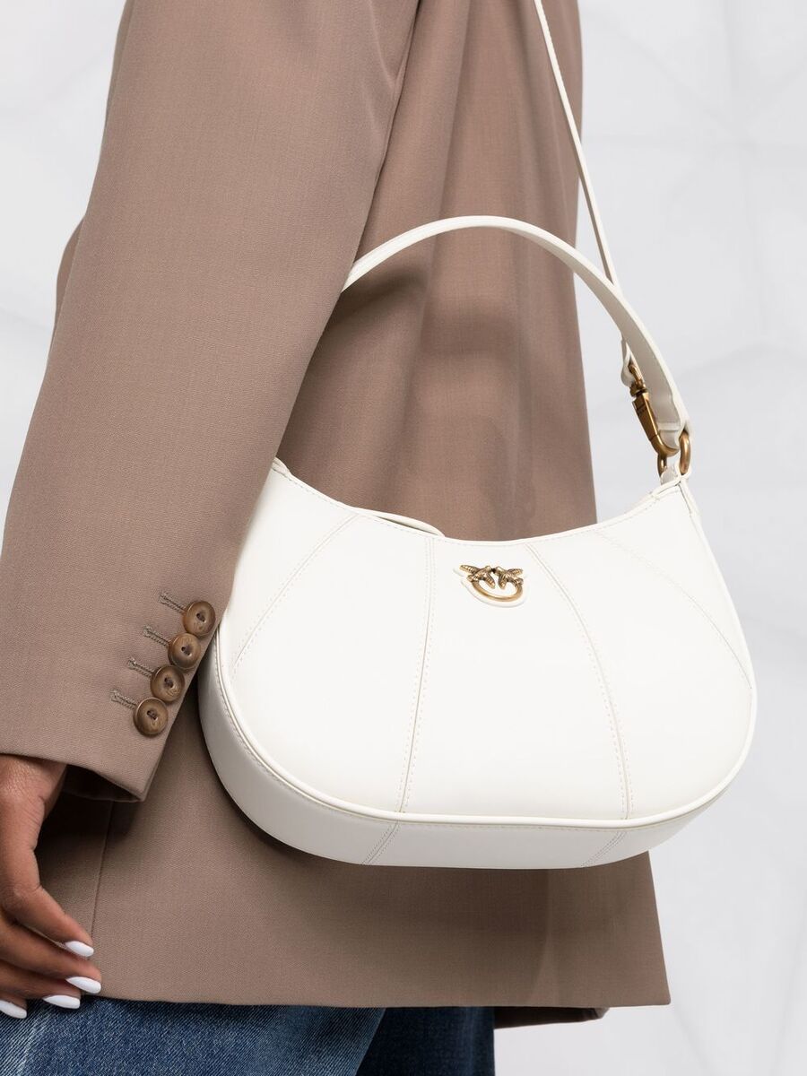 Сумка MINI LOVE BAG HALF MOON SIMPLY – white
