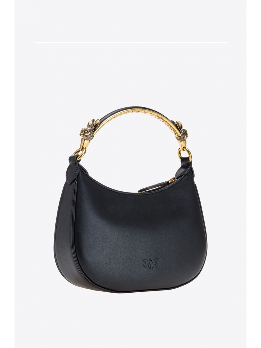 Сумка MINI LOVE BAG HALF-MOON CHINESE NEW YEAR – black-antique gold
