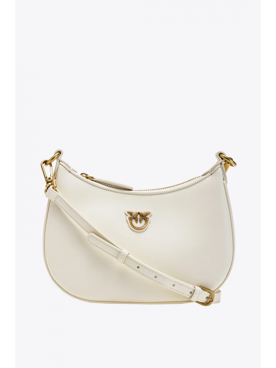 Сумка MINI LOVE BAG HALF-MOON CHINESE NEW YEAR – white-antique gold