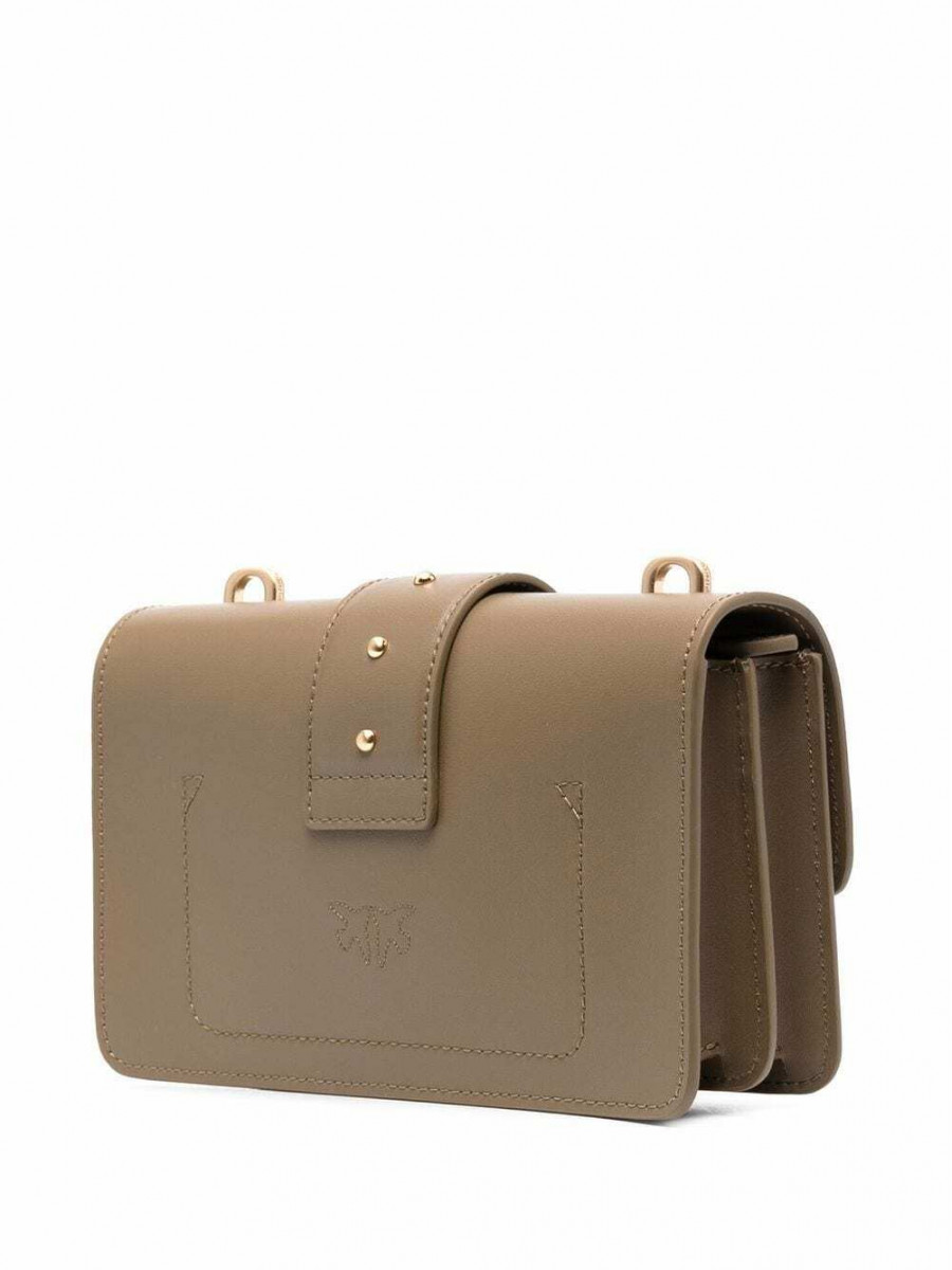 Сумка MINI LOVE BAG ICON MAXI CHAIN – ashen walnut