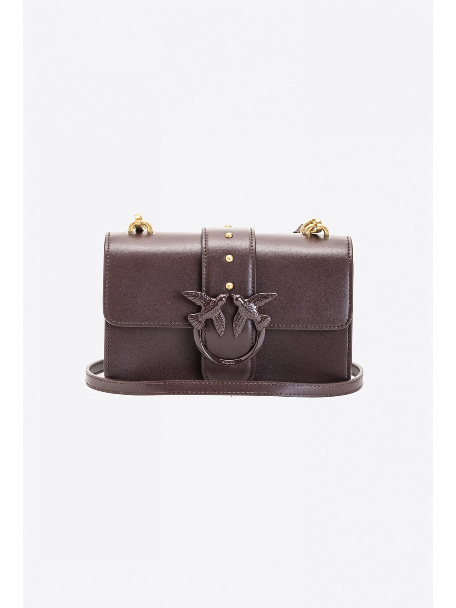 Сумка MINI LOVE BAG ICON MAXI CHAIN – red-sassafras