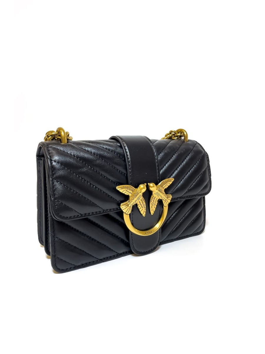 Сумка MINI LOVE BAG ICON V QUILT – black