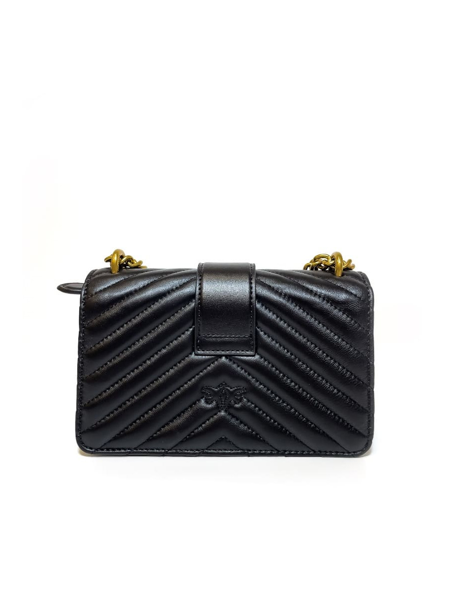 Сумка MINI LOVE BAG ICON V QUILT – black