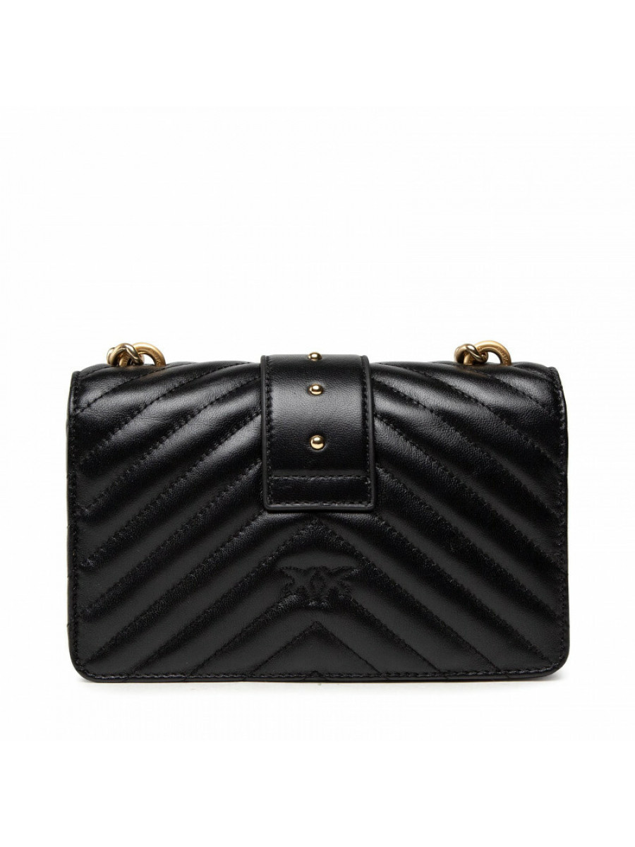 Сумка MINI LOVE BAG ICON V QUILT JEWEL – black