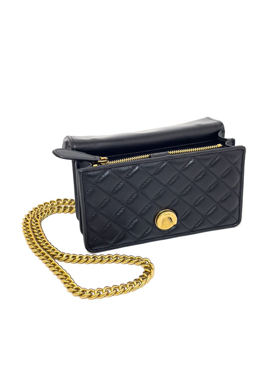 Сумка MINI LOVE BAG QUILT JEWEL – black