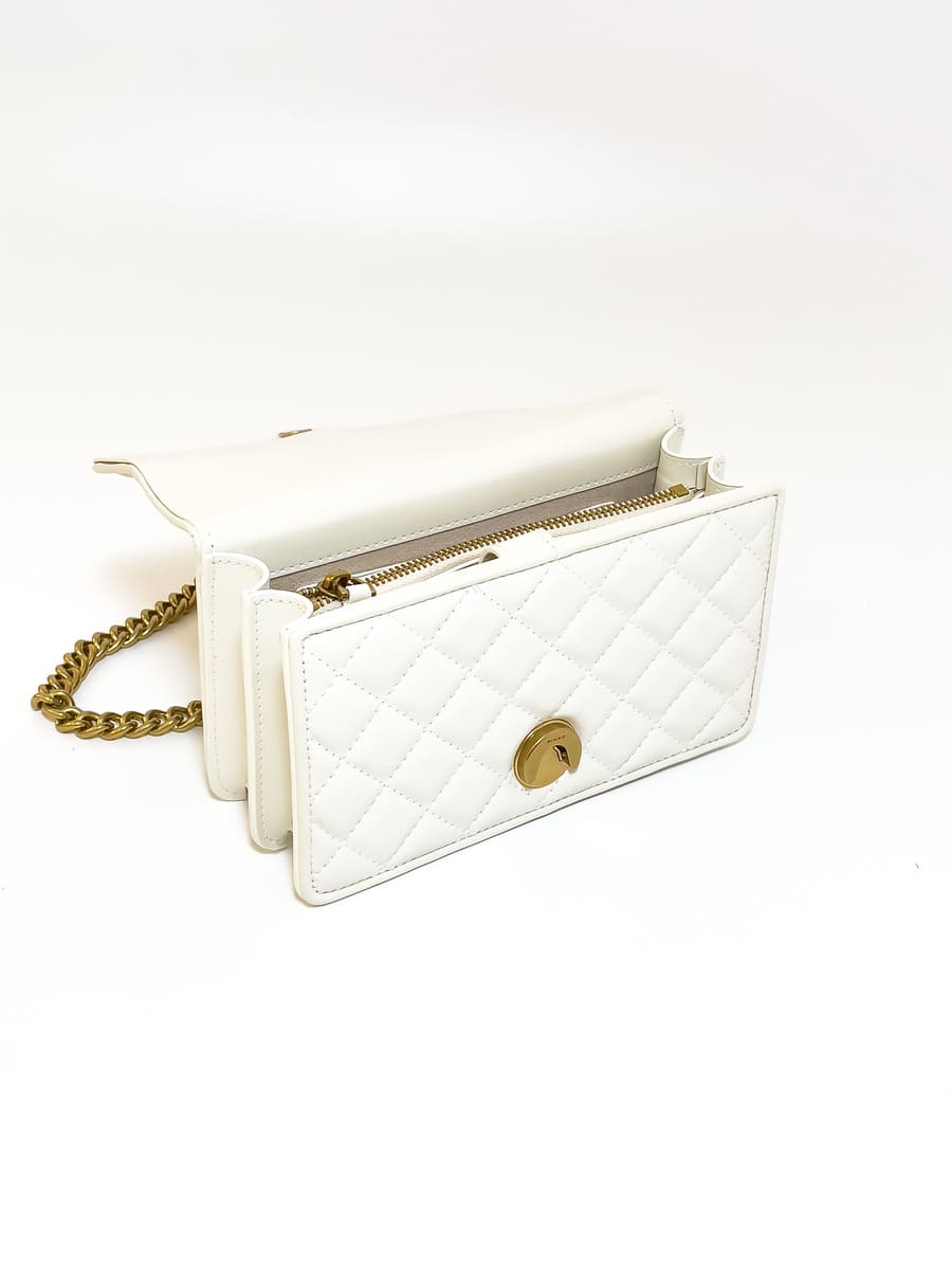 Сумка MINI LOVE BAG QUILT JEWEL – white