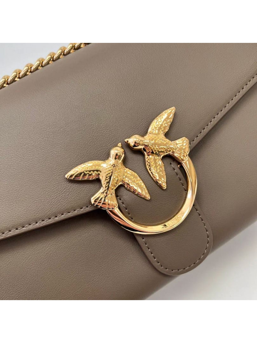 Сумка MINI LOVE BAG SIMPLY – cognac-antique gold