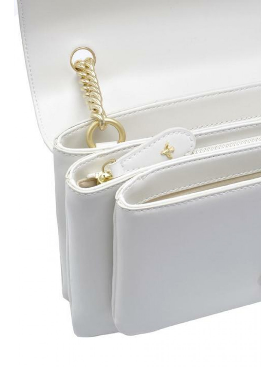 Сумка MINI LOVE BAG SOFT SIMPLY — white gold