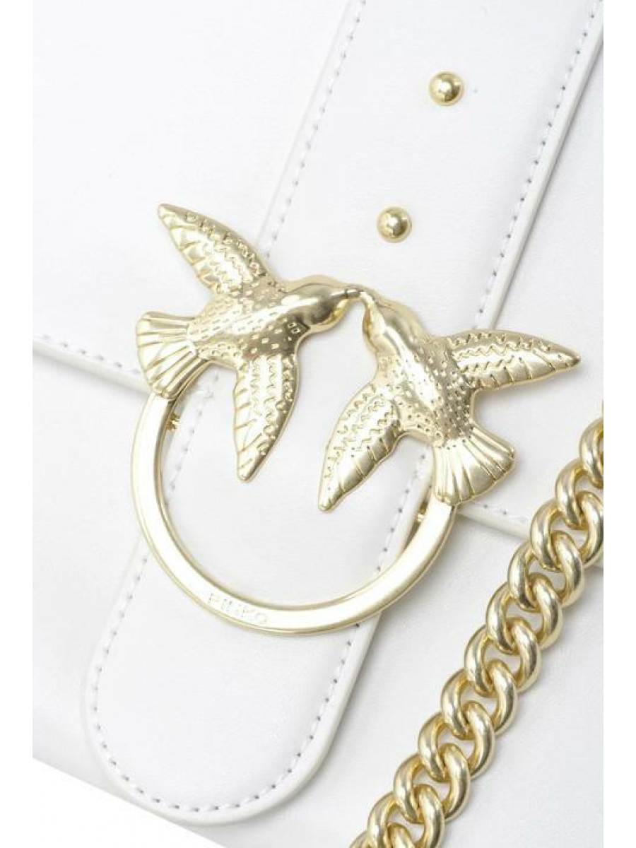 Сумка MINI LOVE BAG SOFT SIMPLY — white gold