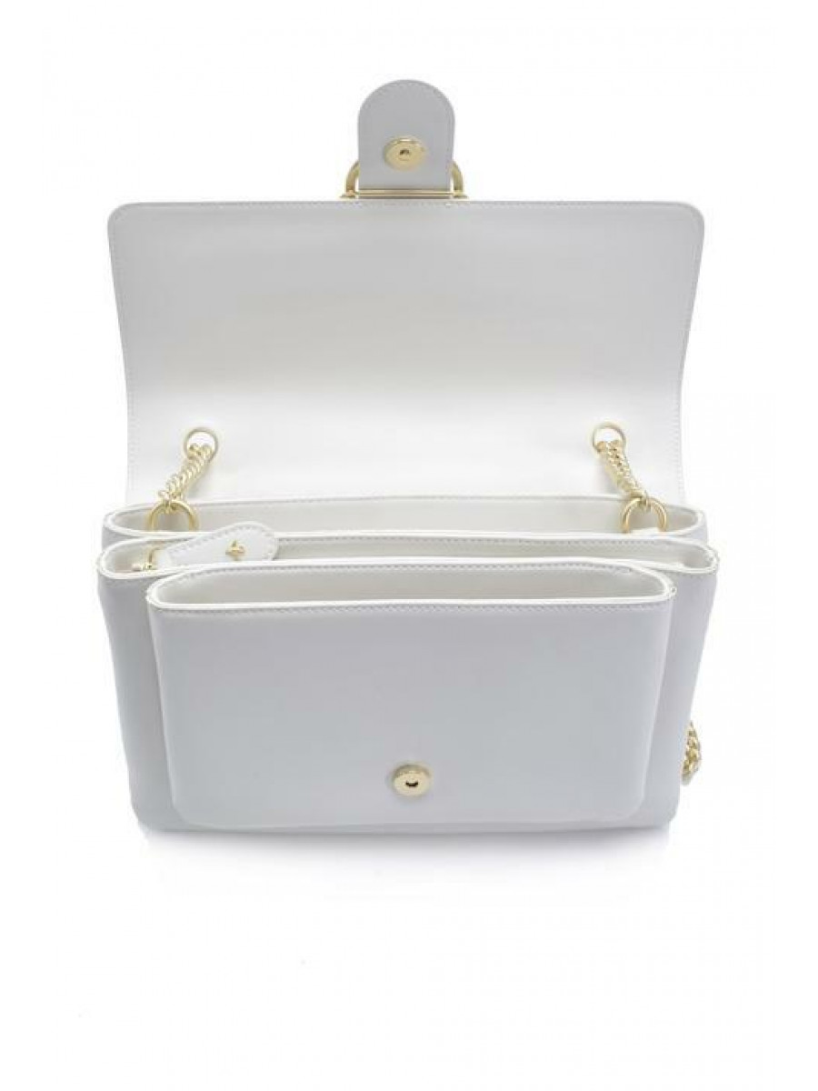 Сумка MINI LOVE BAG SOFT SIMPLY — white gold