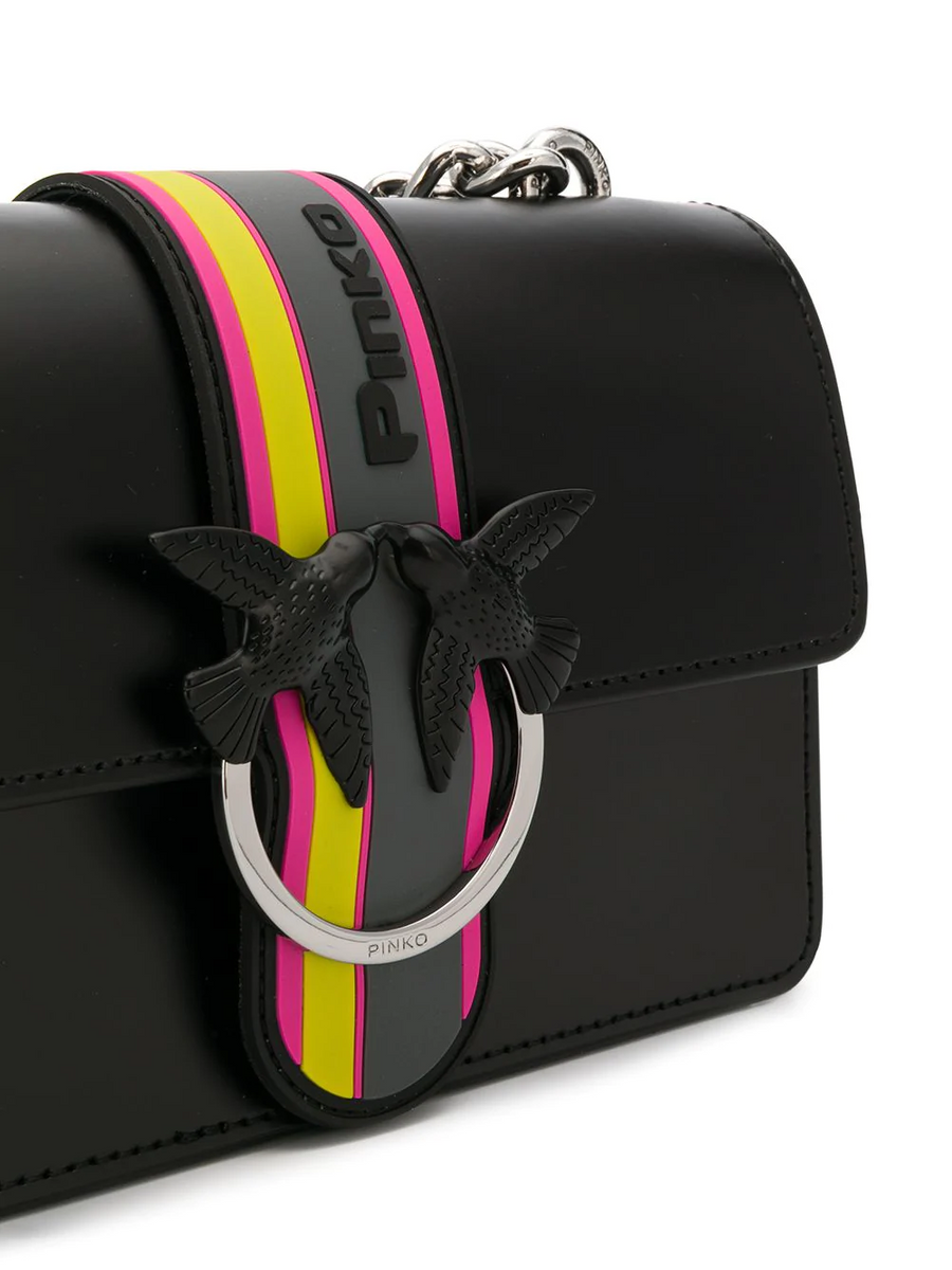 Сумка MINI LOVE BAG SPORT IN PELLE — black
