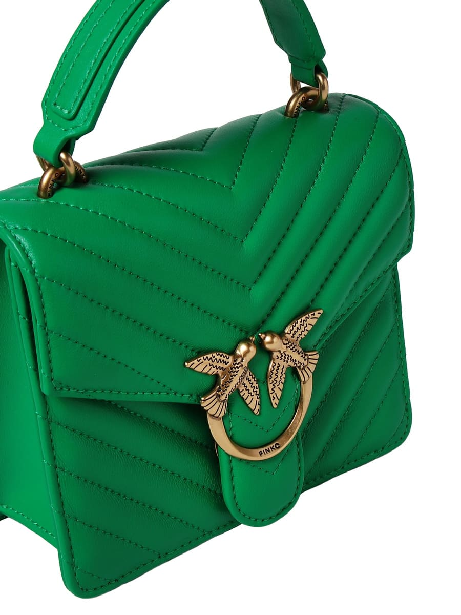 Сумка MINI LOVE BAG TOP HANDLE CHEVRON – green