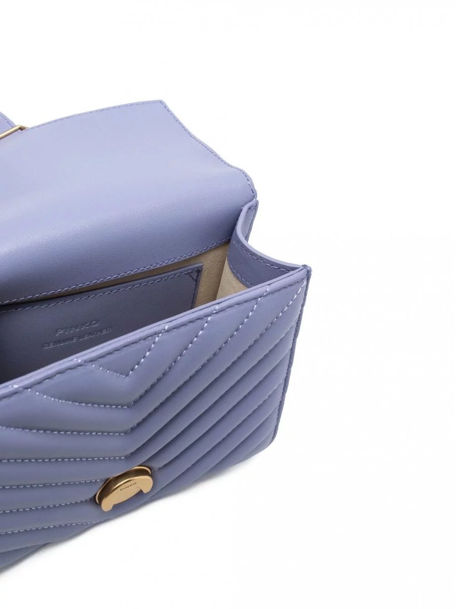 Сумка MINI LOVE BAG TOP HANDLE CHEVRON – pommel grey