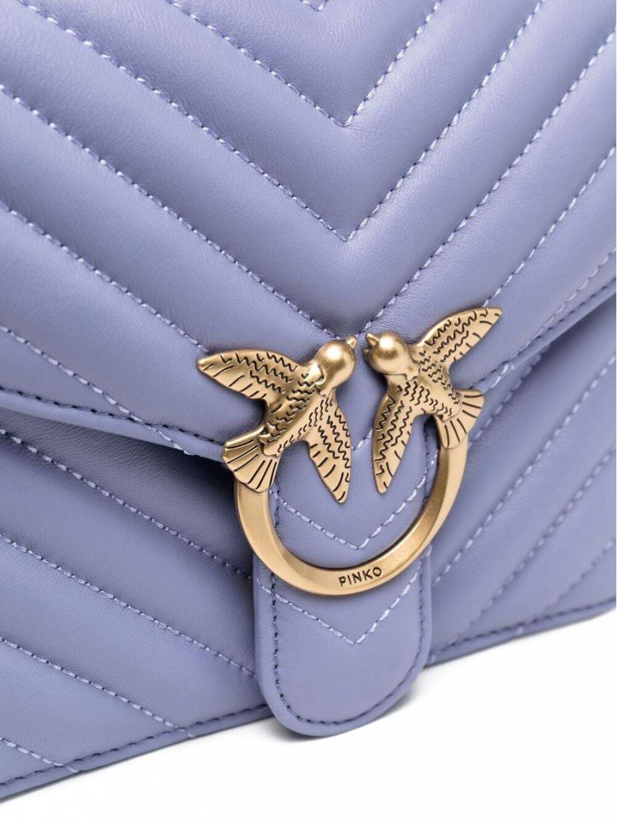 Сумка MINI LOVE BAG TOP HANDLE CHEVRON – pommel grey