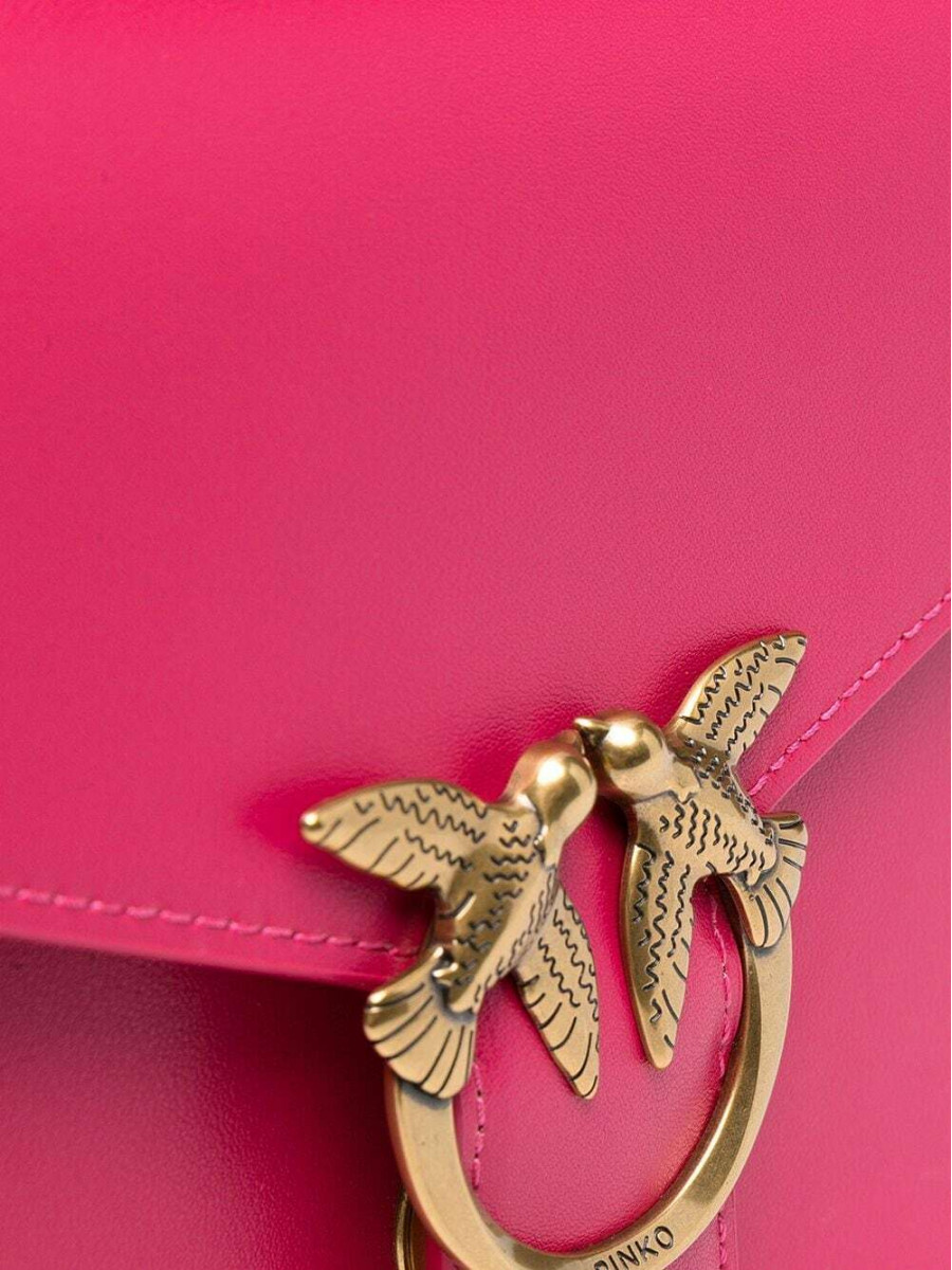 Сумка MINI LOVE BAG TOP HANDLE LOVE — fuchsia