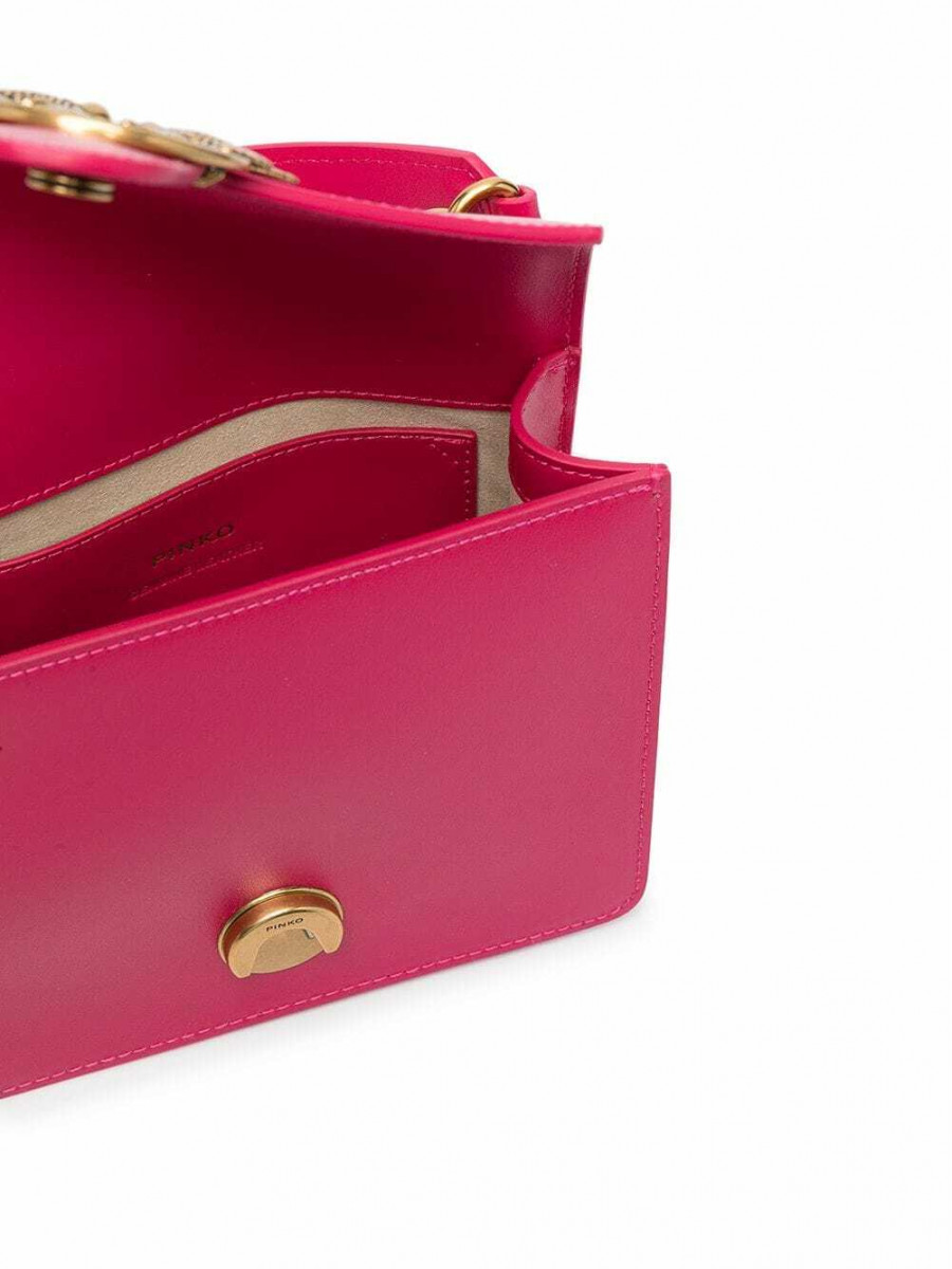Сумка MINI LOVE BAG TOP HANDLE LOVE — fuchsia