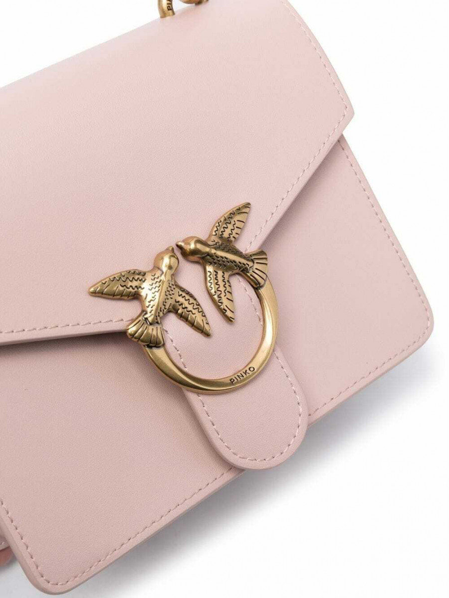 Сумка MINI LOVE BAG TOP HANDLE LOVE — pink