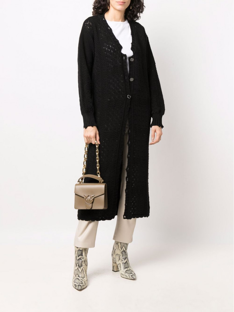 Сумка MINI LOVE BAG TOP HANDLE MAXI CHAIN – ashen walnut