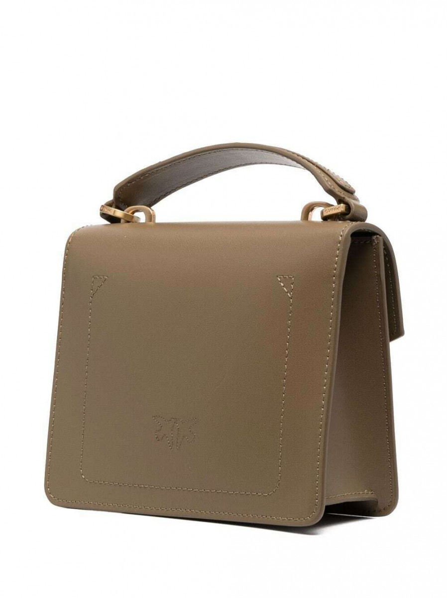 Сумка MINI LOVE BAG TOP HANDLE MAXI CHAIN – ashen walnut
