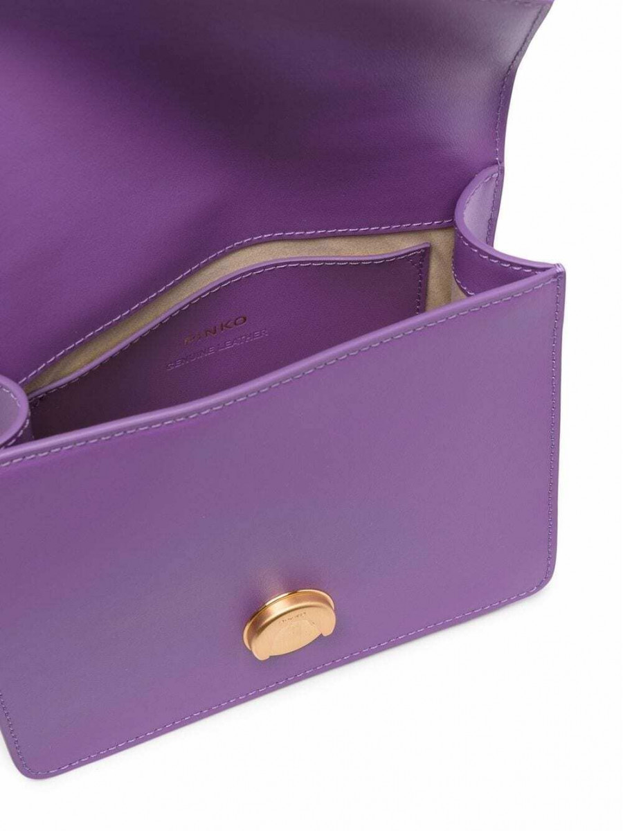 Сумка MINI LOVE BAG TOP HANDLE MAXI CHAIN – nude