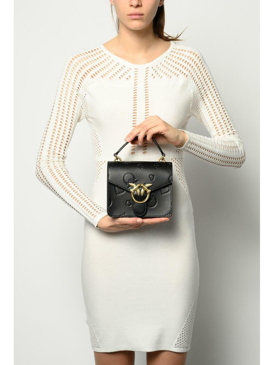 Сумка MINI LOVE BAG TOP HANDLE MONOGRAM – black