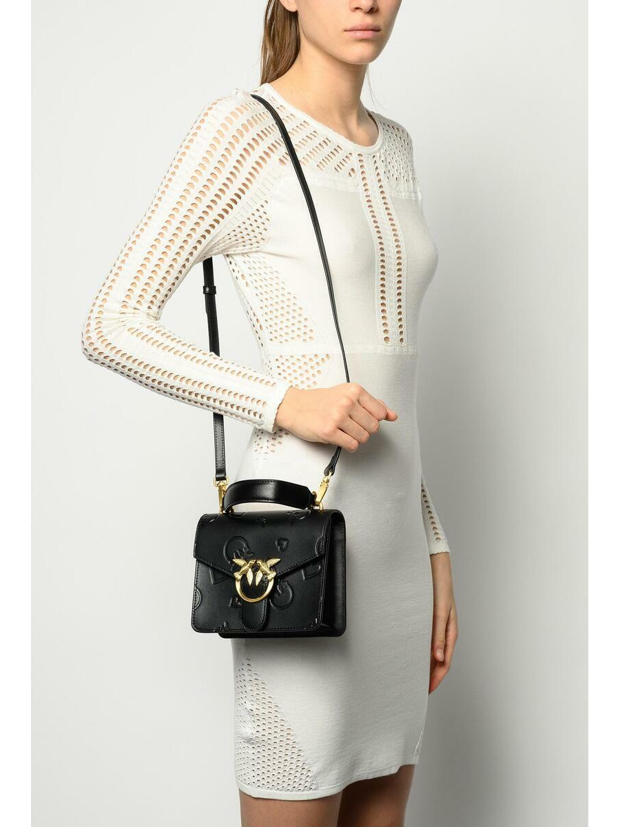 Сумка MINI LOVE BAG TOP HANDLE MONOGRAM – black