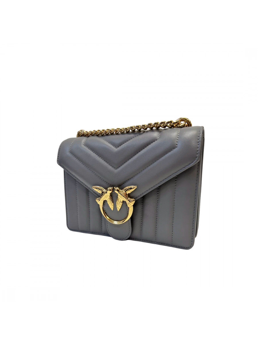 Сумка MINI LOVE BAG V QUILT – drizzle grey